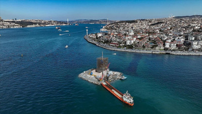 Kuz Kulesi’nde kubbe ahşabı tamamlandı