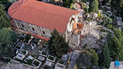 Meryem Ana Kilisesi de depremlerde zarar gördü