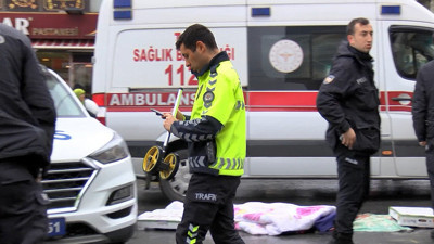 Feci kaza! Anne beton mikserinin altında kaldı