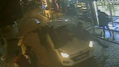 Galata’da dehşet anları