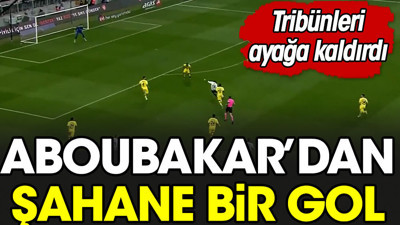 Aboubakar ne yaptın öyle. Nefis bir gol