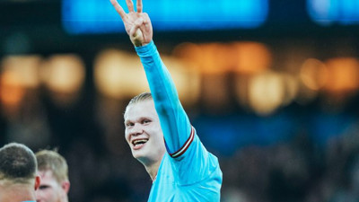 Erling Haaland gol yağdırdı Manchester City fark attı