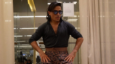 Kasap Nusret leopar desenli şortu ve siyah çoraplarıyla spor dünyasını sarstı