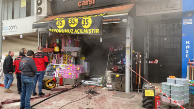 Kocaeli'de iş yerinde korkutan yangın