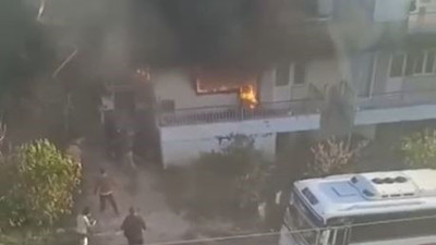 Antalya'da yanan ev küle döndü