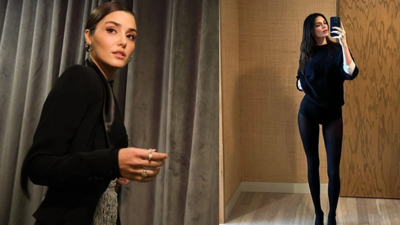 Hande Erçel'i görenler dünyaca ünlü isme benzetti. Elinde bir tek çiçekle çanta eksik