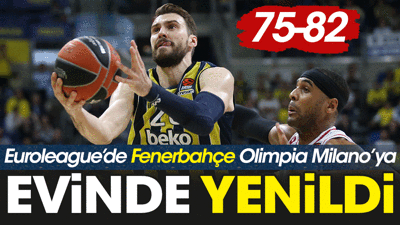 Fenerbahçe evinde Olimpia Milona'ya diş geçiremedi