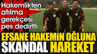 'Sen komünistsin' deyip hakemlikten attılar. Skandal ortaya çıktı