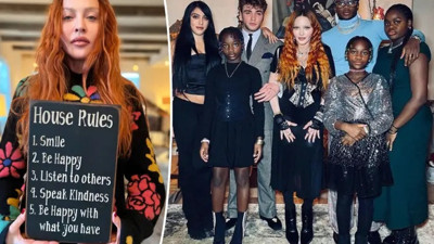 Madonna çocuklarının uyması gereken 5 kuralı açıkladı