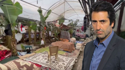 Mahsun Kırmızıgül Hatay'daki insanlık dramını paylaştı. Çoluk, çocuk 200 kişi çadırları olmadan yaşıyor