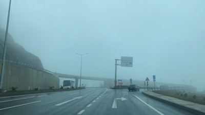 Zonguldak'ta sis etkili oldu