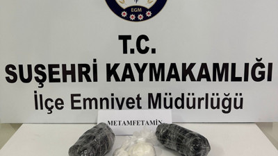 1 kilo 226 gram metamfetamin ele geçirildi