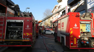 Pendik'te otelde yangın. Ölü ve yaralılar var