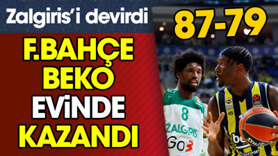 Fenerbahçe Beko kötü seriyi bitirdi. Evinde Zalgiris'i devirdi