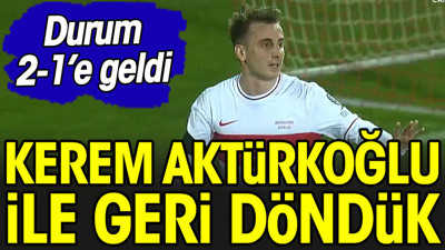 Kerem Aktürkoğlu ile öne geçtik. Şahane gol