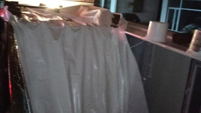 Malatya’da sağanak yağış sonrası konteynerin tavanı çöktü