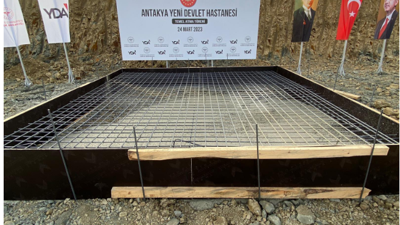 Temel atma töreninde temel yok. Bu görüntü Erdoğan’ın katıldığı temel atma töreninden geldi