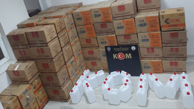 Antalya'da sahte içki operasyonu