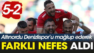 Düşme hattında Altınordu farklı nefes aldı