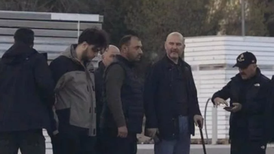 Süleyman Soylu rahatsızlığı sonrasında ilk kez görüntülendi. Elinde bastonla yürüdü