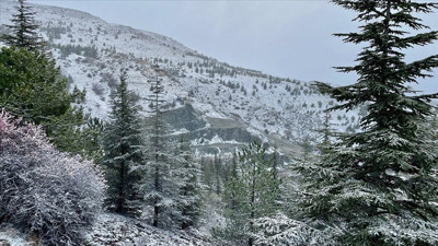 Eskişehir'de kar yağdı