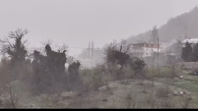 Zonguldak’ta kar yağışı