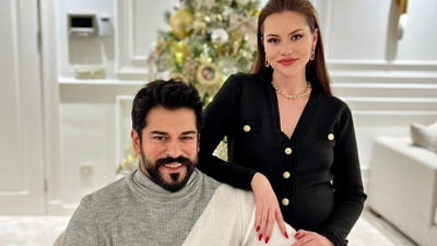 Burak Özçivit ve Fahriye Evcen'den aşk pozu