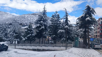 Konya'da kar yağışı etkili oldu