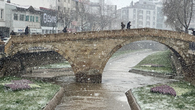 Kastamonu'da kar yağışı etkili oldu