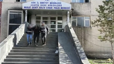 Ağrı'da kablo hırsızı yakalandı