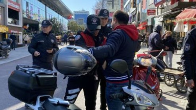 Dron destekli motosiklet denetimi