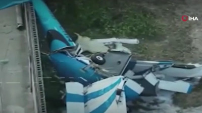 Meksika'da uçak kazası. Uçağın düşme anı görüntülendi