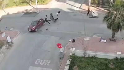 Göz göre göre gelen kaza. Motosiklete böyle çarptı