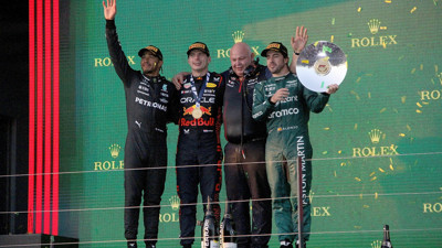 Formula 1'de zafer Verstappen'in