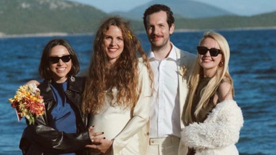 Aksel Bonfil ve Lara Di Lara doğuma haftalar kala evlendi