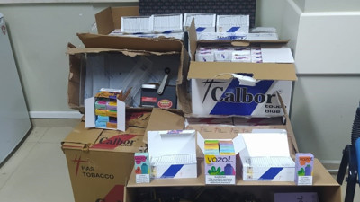 Aydın'da 68 bin doldurulmuş makaron ele geçirildi