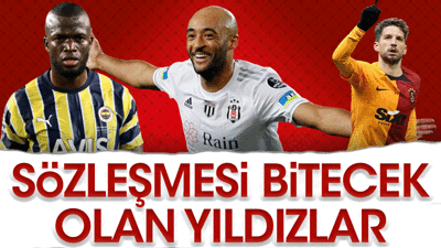 İşte Süper Lig'de sezon sonu sözleşmesi bitecek futbolcular. Takımlarında gösterdikleri performansla damga vurdular