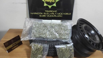Tekirdağ'da araba lastiğinde uyuşturucu ticareti. 11 kişi tutuklandı (06 Nisan 2023)