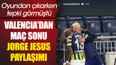 Enner Valencia'dan maç sonu Jesus paylaşımı