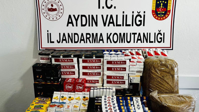 Aydın’da kaçak sigara imalathanesine baskın 07-04-2023