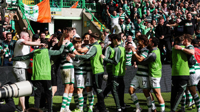 Celtic şampiyonluğa koştu. Tavernier Rangers'a yeterli olmadı