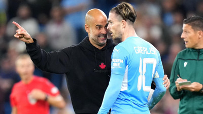 Pep Guardiola'dan Grealish'e moral dopingi: Buraya bir sezon için gelmedi