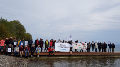 Datça’da sahil işgaline büyük tepki