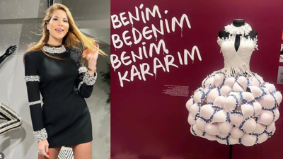 Ünlü modacı tıp dünyasının özel isteği ile yaptığı kıyafetle gündem oldu. 'Benim bedenim benim kararım...'