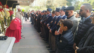 Kıbrıs gazisine veda