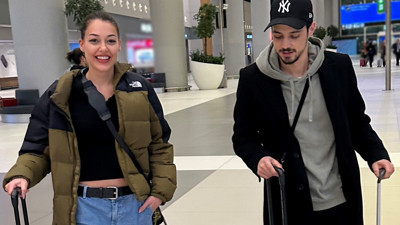 Mert Yazıcıoğlu sevgilisi Dilan Çiçek Deniz'i yalnız bırakmadı