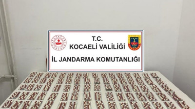 Kocaeli'de bin 115 adet uyuşturucu madde ele geçirildi