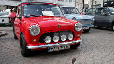 Klasik otomobil meraklıları Zagreb'de bir araya geldi