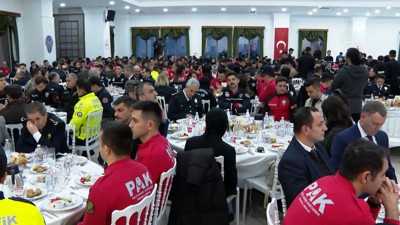 İstanbul'da emniyet mensupları iftarda bir araya geldi