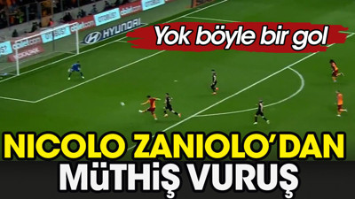 Zaniolo'dan müthiş vuruş. Yok böyle bir gol